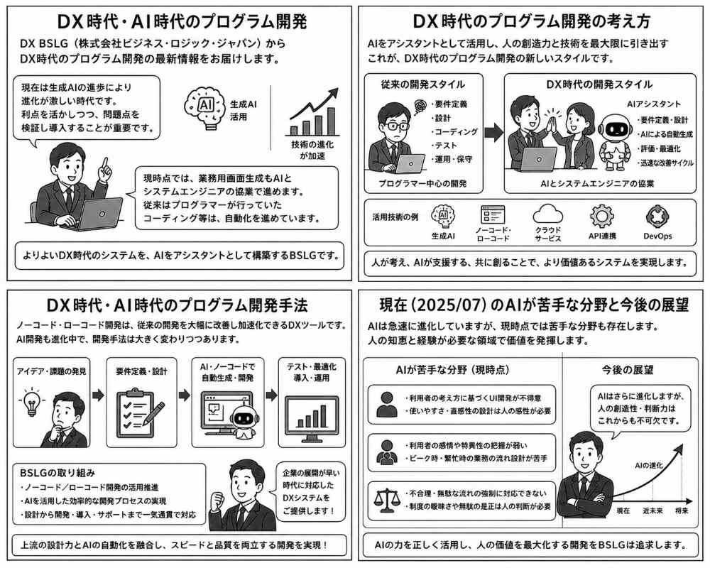 DX時代・AI時代のプログラム開発
