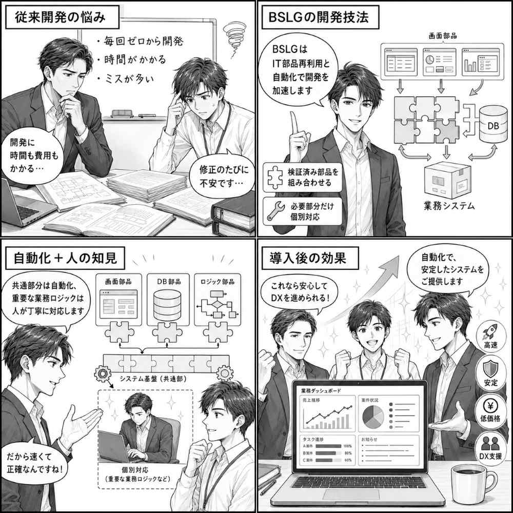 自動化で安定システム