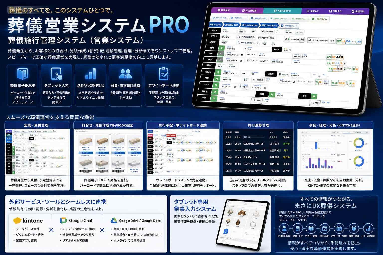 葬儀営業システム　葬儀PRO