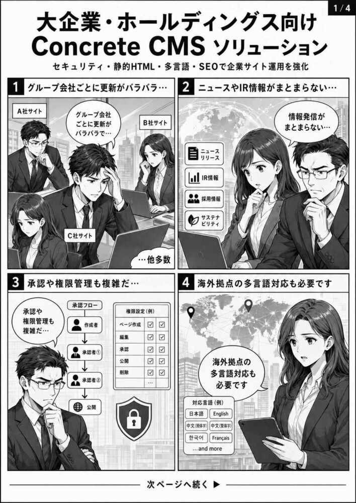 大企業・ホールディングスＨＰ作成1